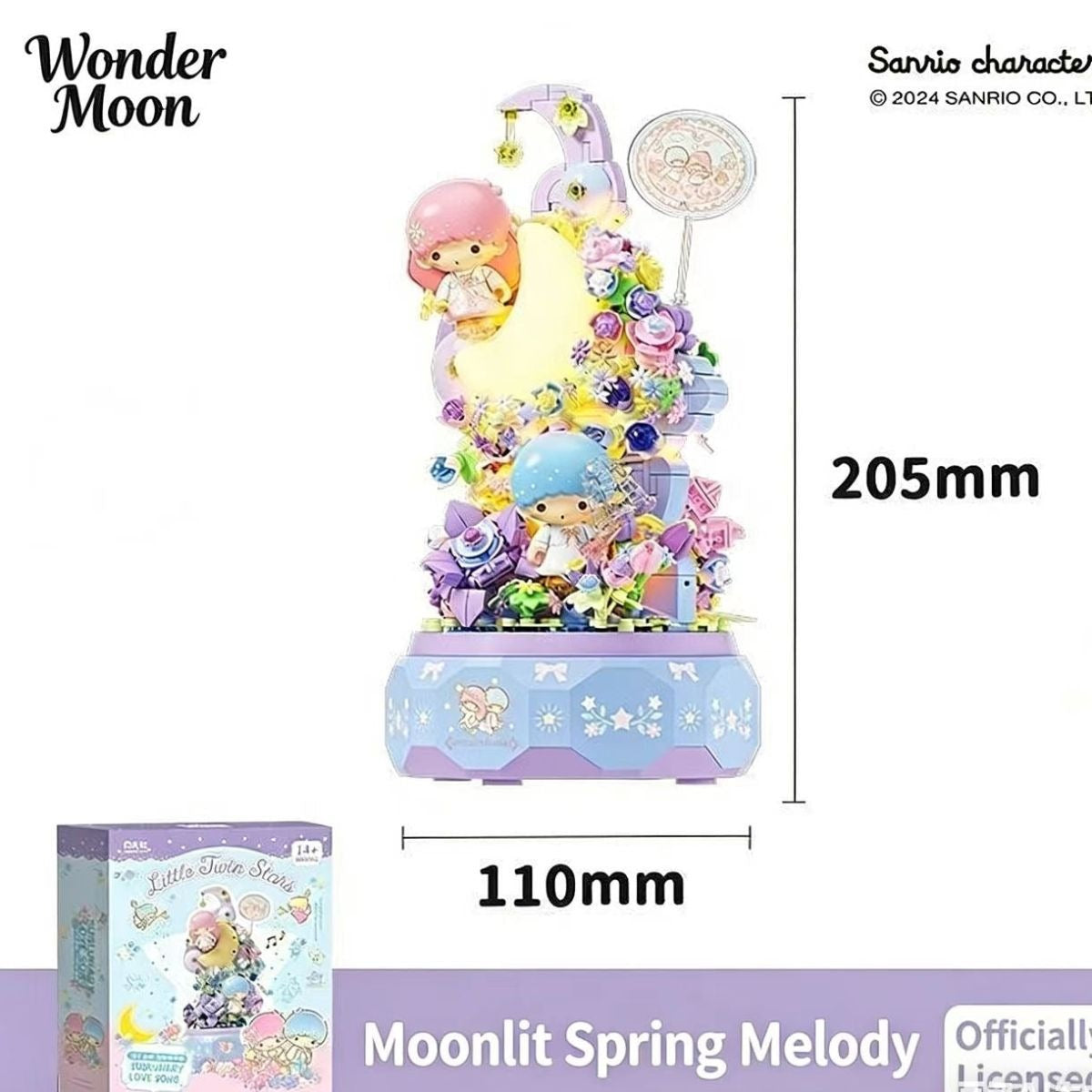 Hello KT Cherry Blossom Castle Music Box