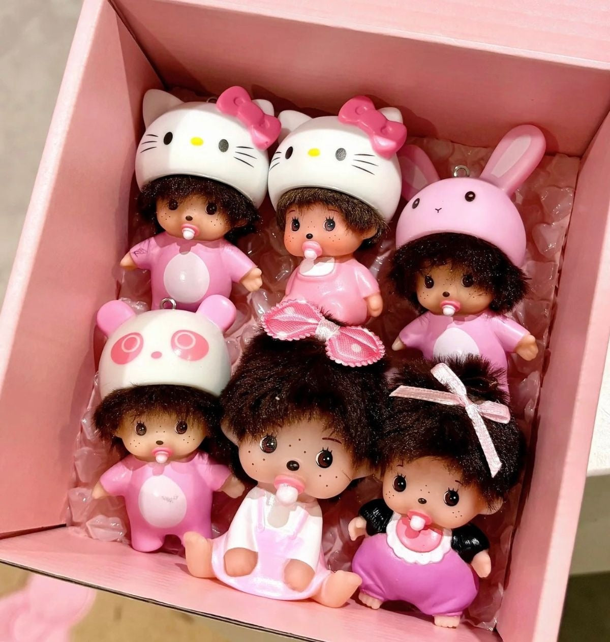 Monchichc Sweet Collectible Keychain Figure