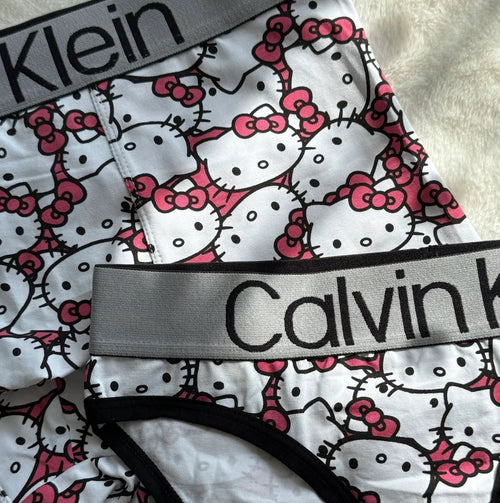 Cute Hello KT Print Cotton Panties