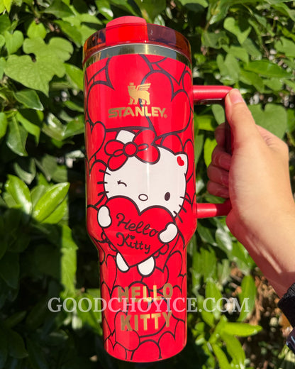 Hello KT Sweet Hearts 40 OZ Car Cup Gift Box Set 💝