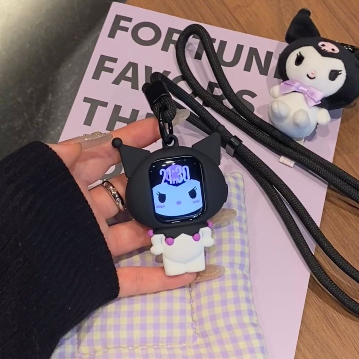 Kuromi Shape Silicone Apple Watch Case for iWatch Series