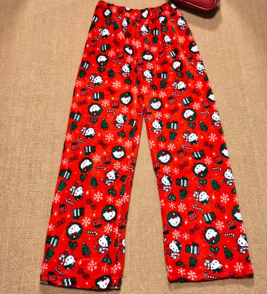 Hello KT Xmas Fluffy Pants