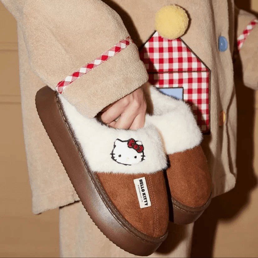 Hello KT Fuzzy Slippers