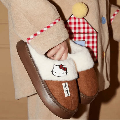 Hello KT Fuzzy Slippers