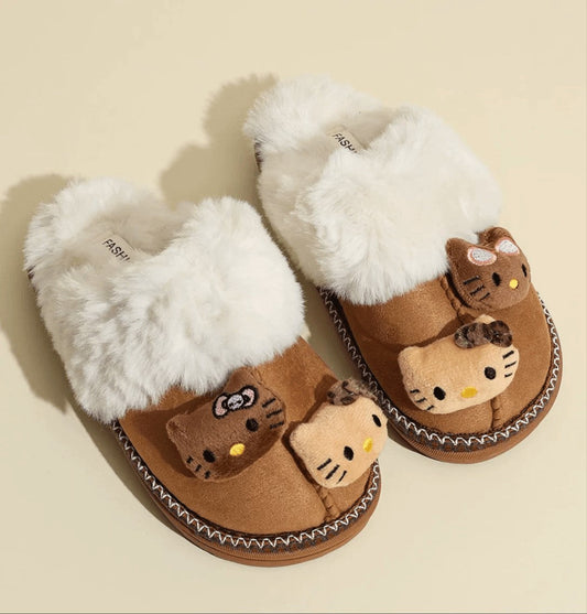 Hello KT Fuzzy Cozy Slipper