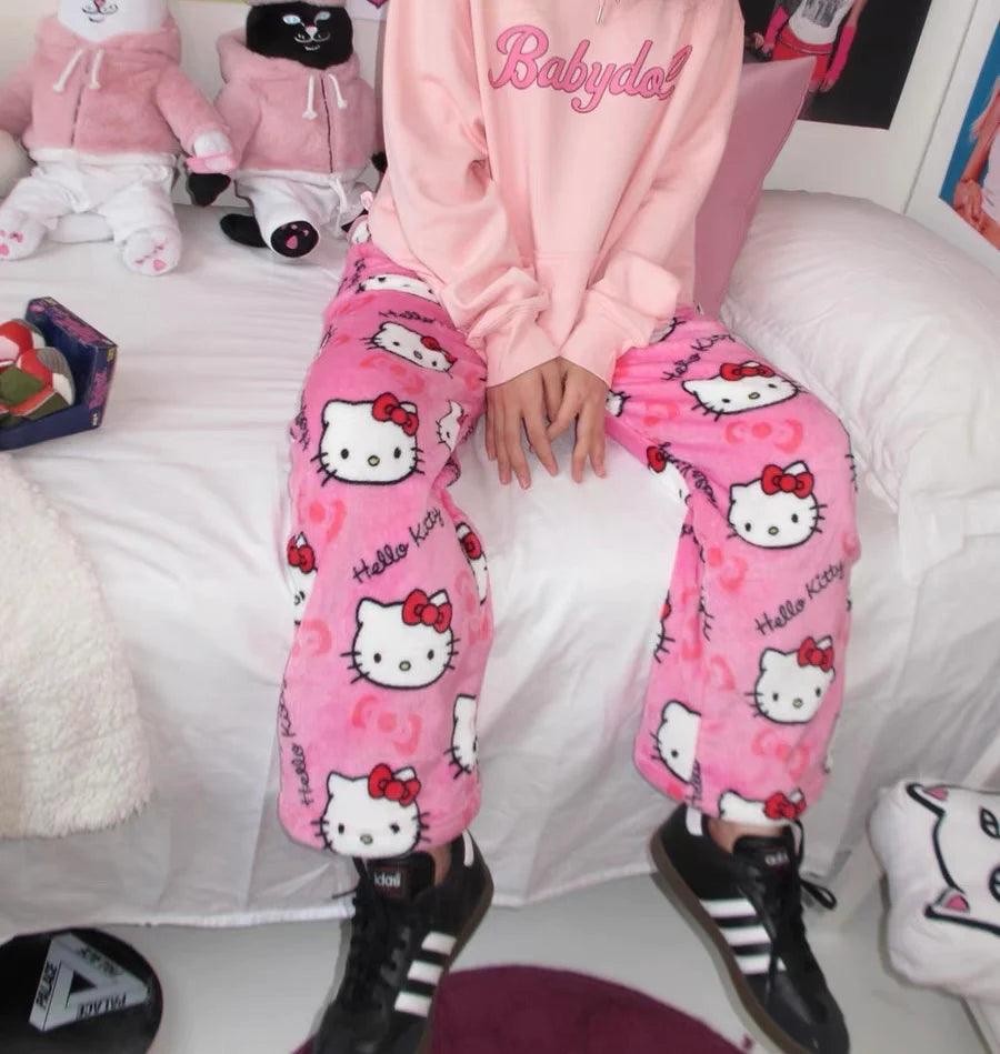 Hello KT Fuzzy Pants