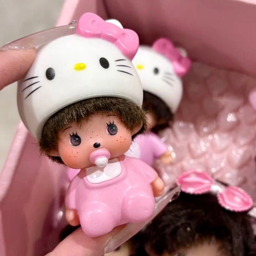 Monchichc Sweet Collectible Keychain Figure