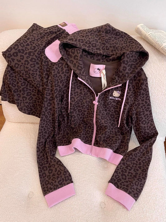 Hello KT Cozy Hoodie Pajamas Set