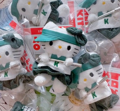 Hello KT Golf Girl Plush Keychain