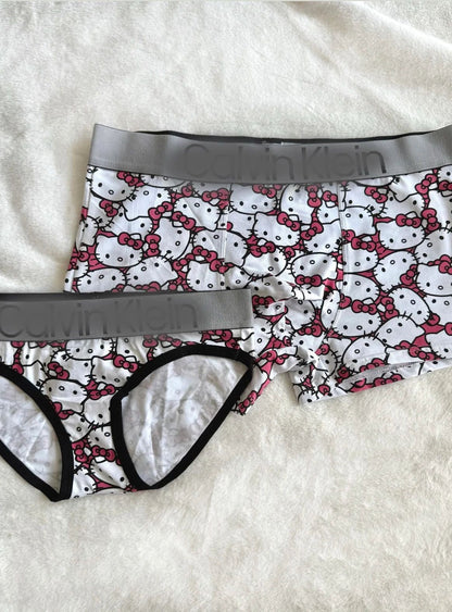 Cute Hello KT Print Cotton Panties