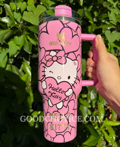 Hello KT Sweet Hearts 40 OZ Car Cup Gift Box Set 💝