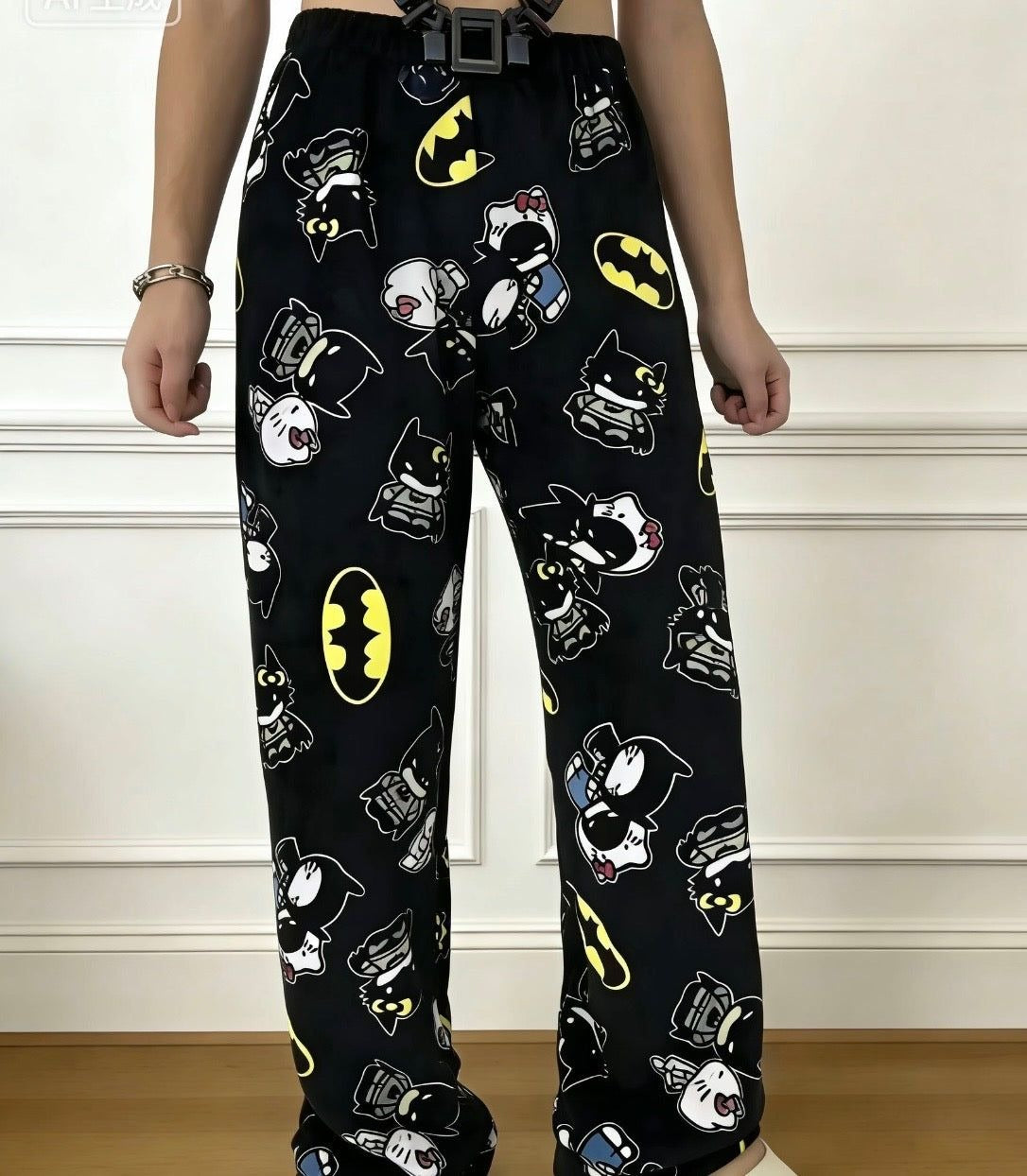 Hello KT Batman Fluffy Pants