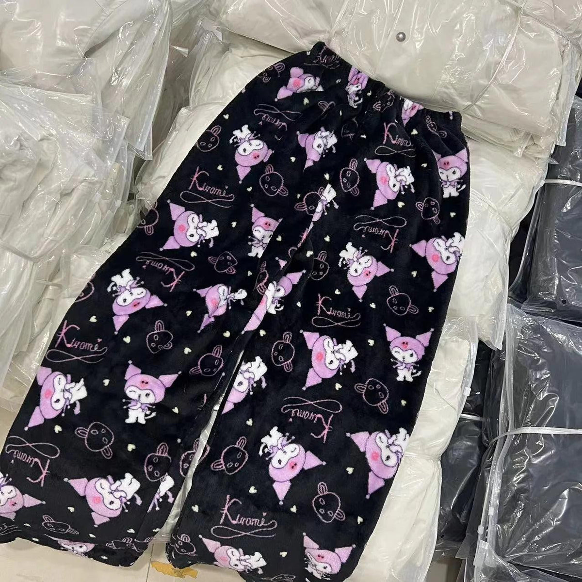 Kuromi Fuzzy Pants