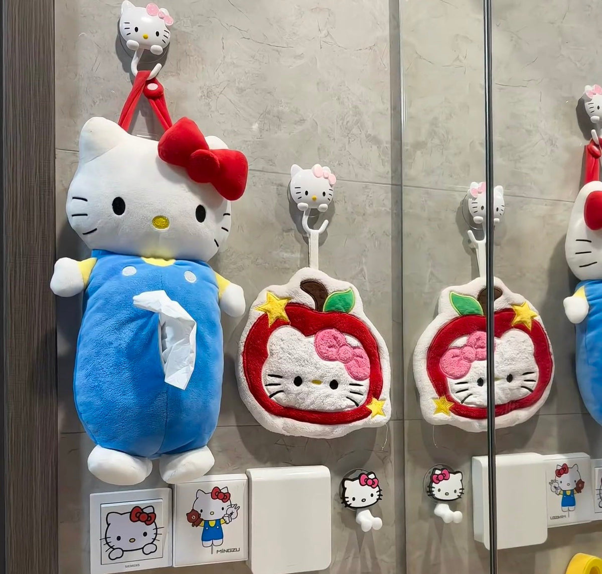 Hello KT Plush Tissue Holder