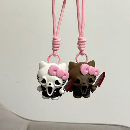 Hello KT Chucky Halloween Costume Keychain Charms