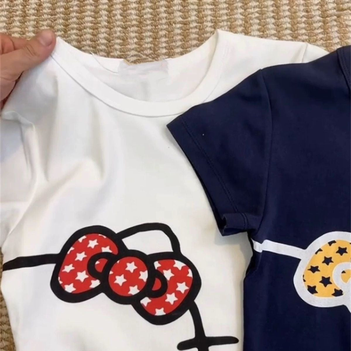 Hello KT Starry Bow Graphic Tee