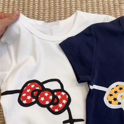 Hello KT Starry Bow Graphic Tee
