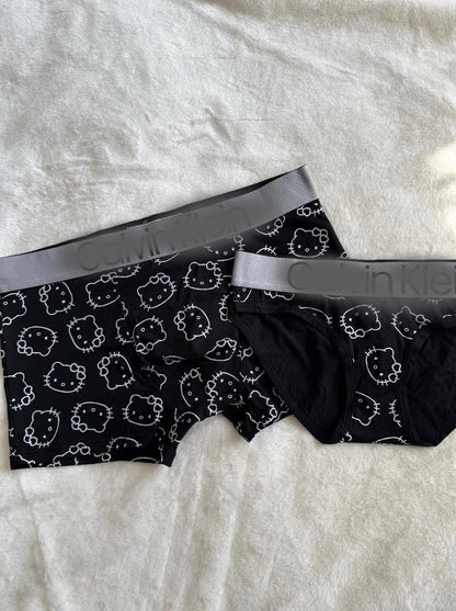 Cute Hello KT Print Cotton Panties