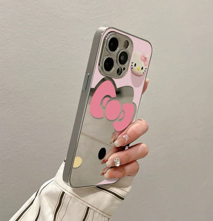Hello KT Mirror Face Phone Case