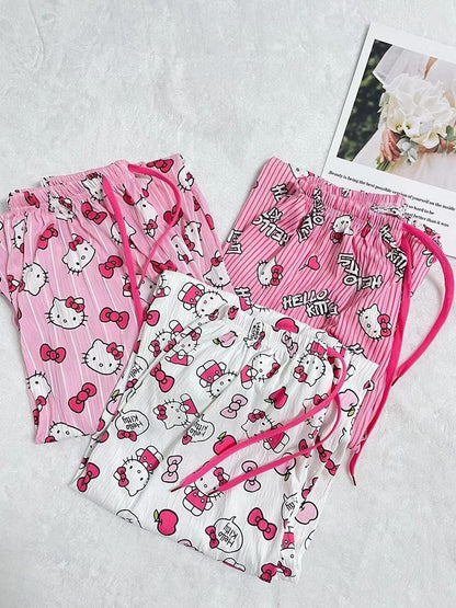 Hello KT Ultra Soft Cozy Fleece Lounge Pants