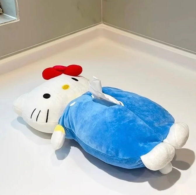 Hello KT Plush Tissue Holder