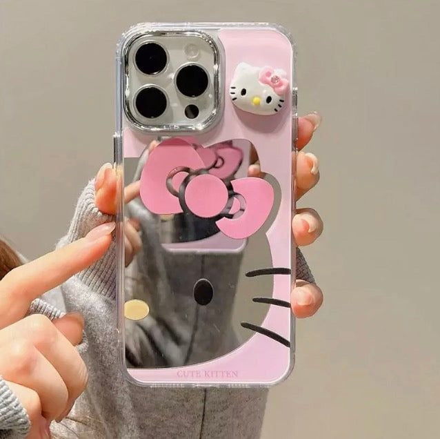 Hello KT Mirror Face Phone Case
