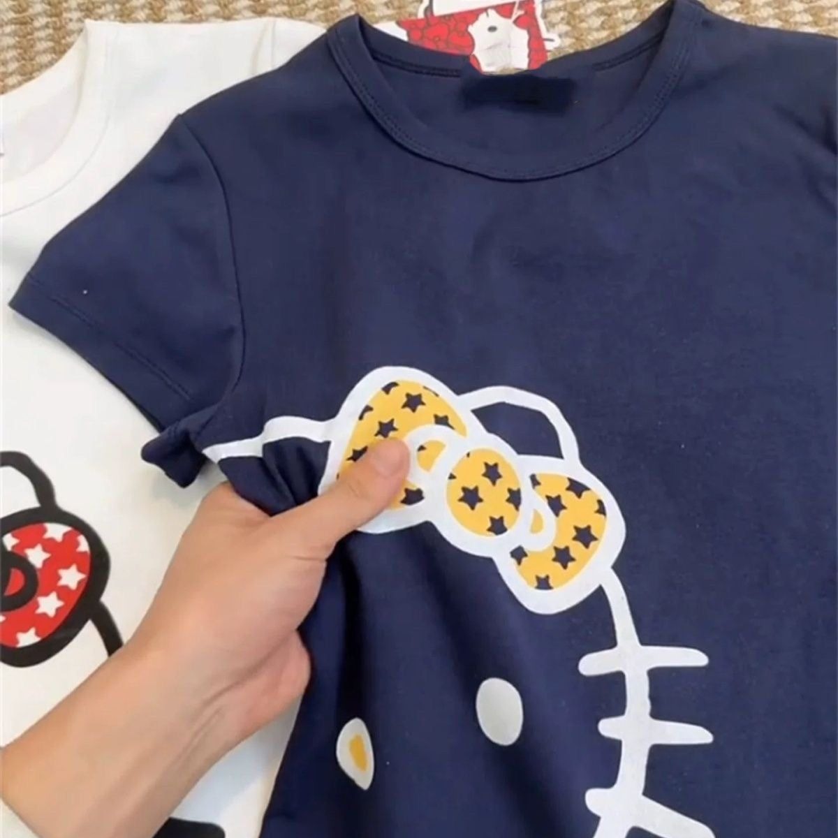 Hello KT Starry Bow Graphic Tee