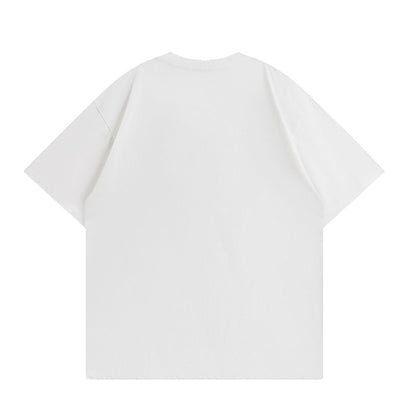 Sparkle Rhinestone Hello KT Oversized Cotton Tee