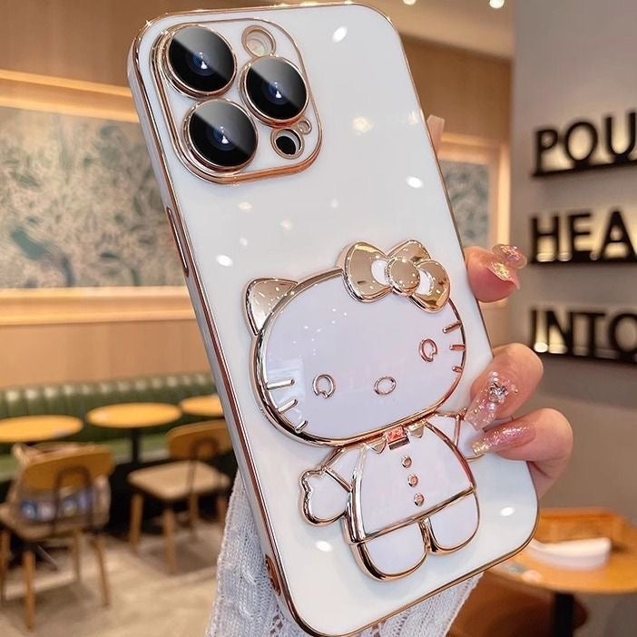 Hello KT Foldable Mirror Stand Phone Case