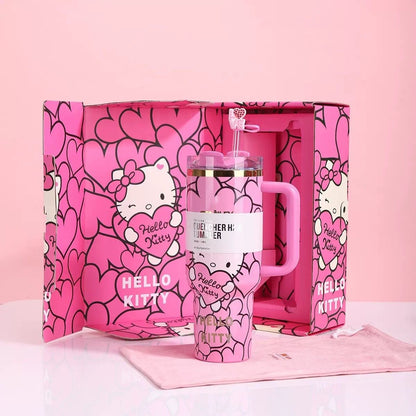 Hello KT Sweet Hearts 40 OZ Car Cup Gift Box Set 💝