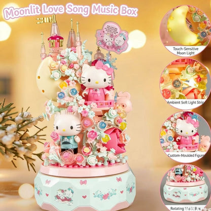 Hello KT Cherry Blossom Castle Music Box