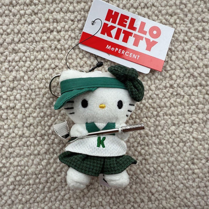 Hello KT Golf Girl Plush Keychain
