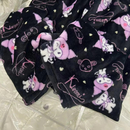 Kuromi Fuzzy Pants