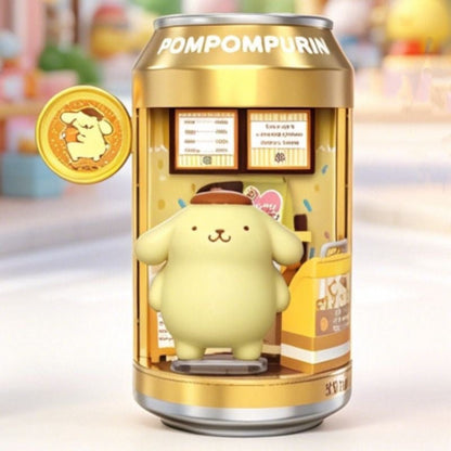 Sanrio Characters Soda Can Blind Box - Dessert Shop Street Mini Figure