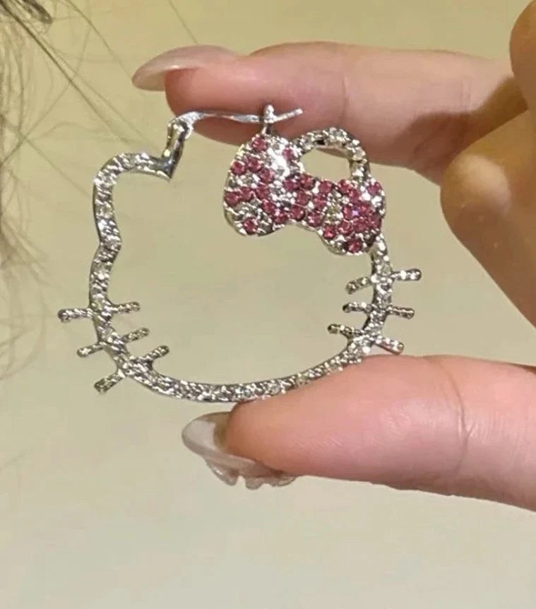 Hello KT Sparkle Icon Earrings