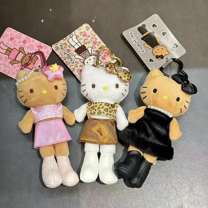 Hello KT Chanel-Style Plush Charm