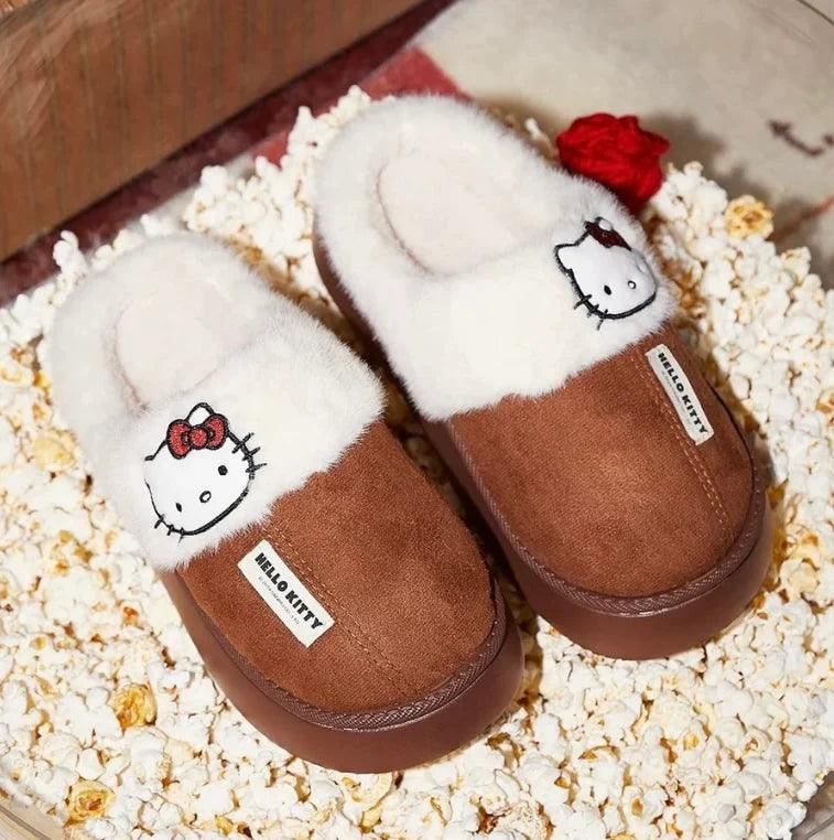 Hello KT Fuzzy Slippers