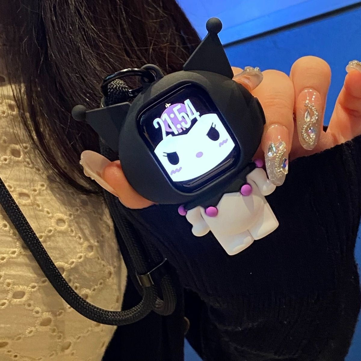 Kuromi Shape Silicone Apple Watch Case for iWatch Series