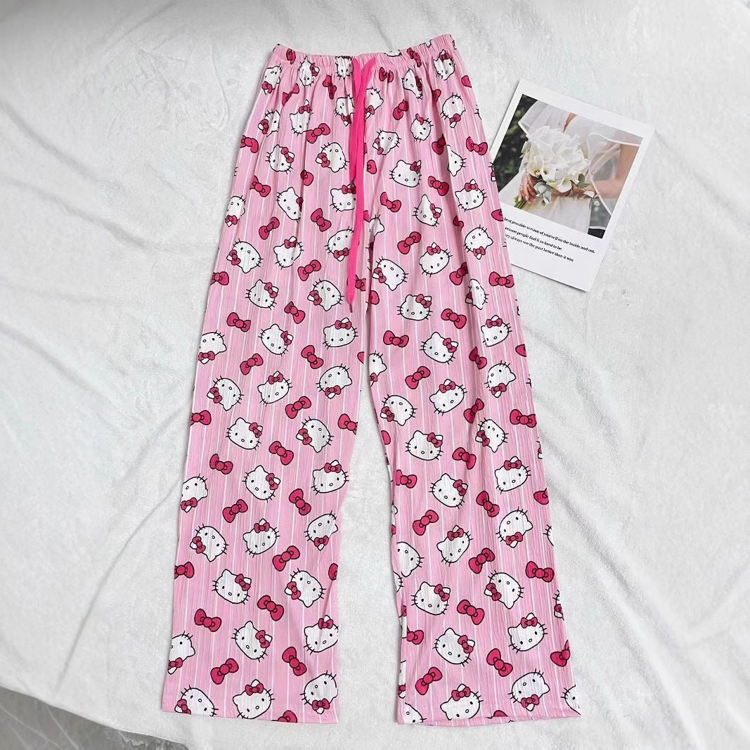 Hello KT Ultra Soft Cozy Fleece Lounge Pants