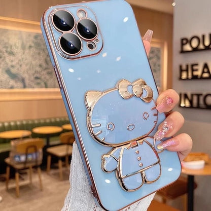 Hello KT Foldable Mirror Stand Phone Case