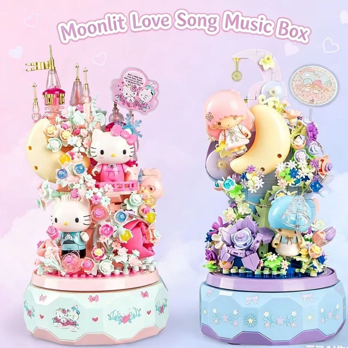 Hello KT Cherry Blossom Castle Music Box