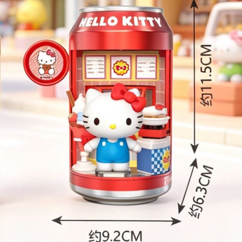 Sanrio Characters Soda Can Blind Box - Dessert Shop Street Mini Figure
