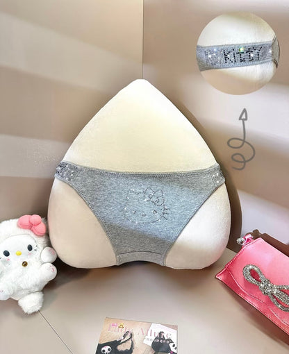 Hello KT Dazzle Briefs Kawaii Crystal Underwear