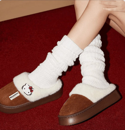 Hello KT Fuzzy Slippers