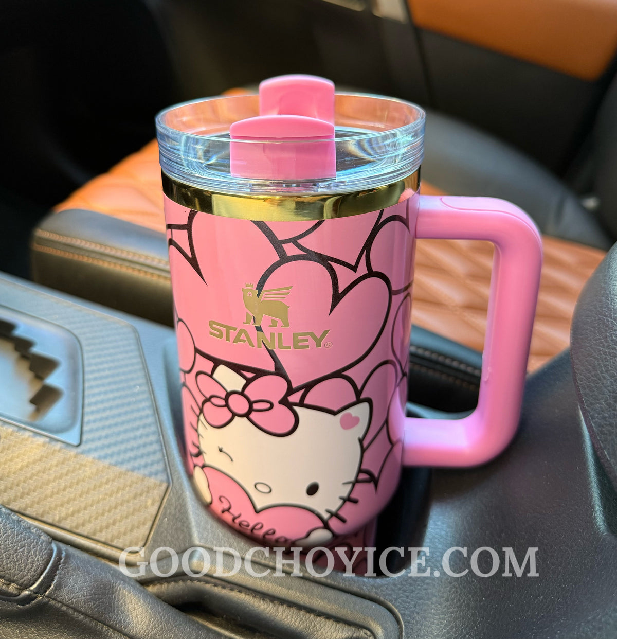 Hello KT Sweet Hearts 40 OZ Car Cup Gift Box Set 💝