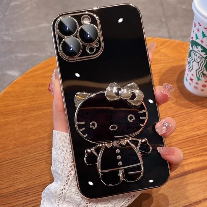 Hello KT Foldable Mirror Stand Phone Case