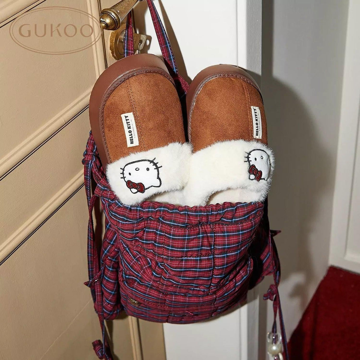 Hello KT Fuzzy Slippers
