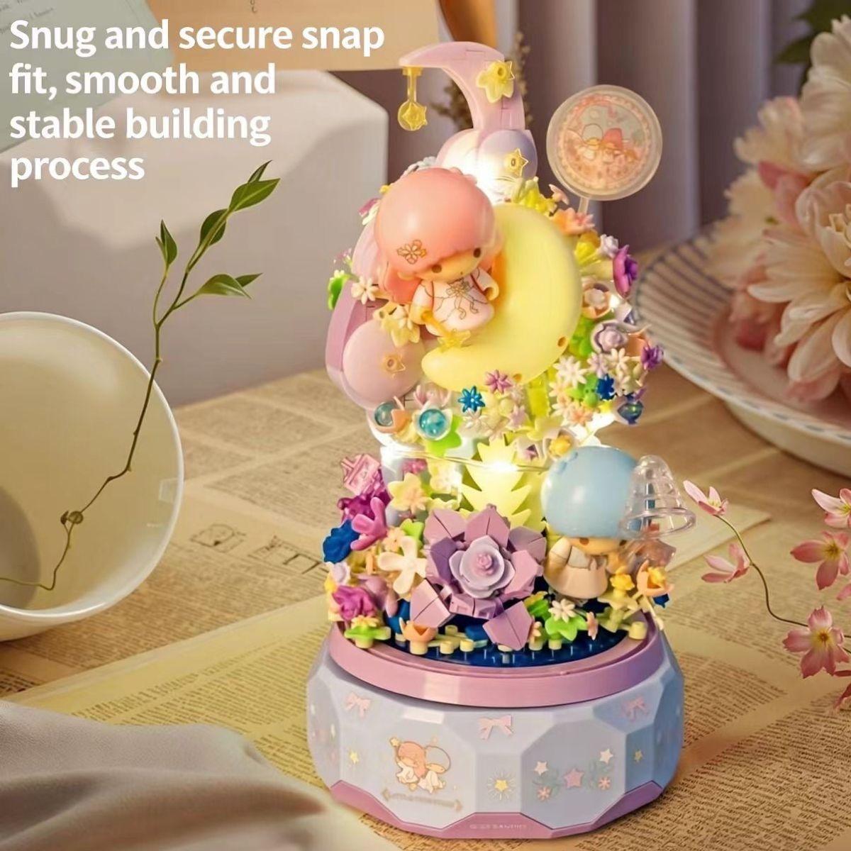 Hello KT Cherry Blossom Castle Music Box