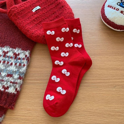 Hello KT Merry & Bright Socks 4 Pic Set