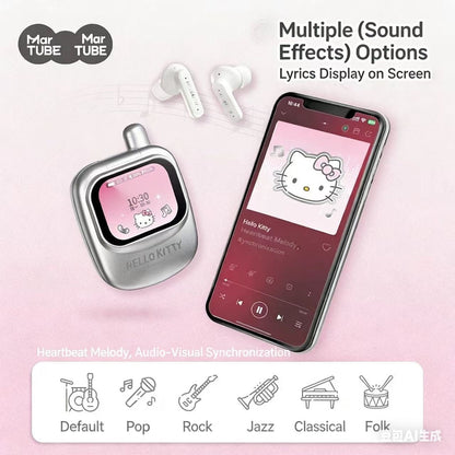 Hello KT Smart Screen Bluetooth Earphones Gift Set